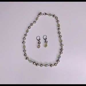 Costume jewelry - necklace and earrings set